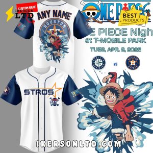Houston Astros x One Piece Baseball Jersey 2025