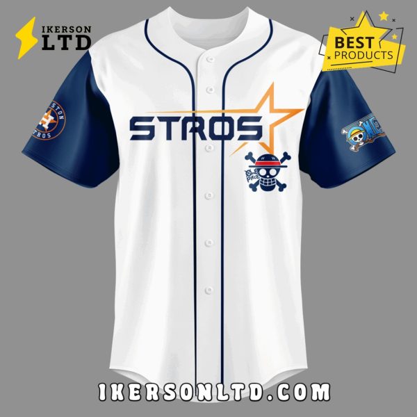 Houston Astros x One Piece Baseball Jersey 2025