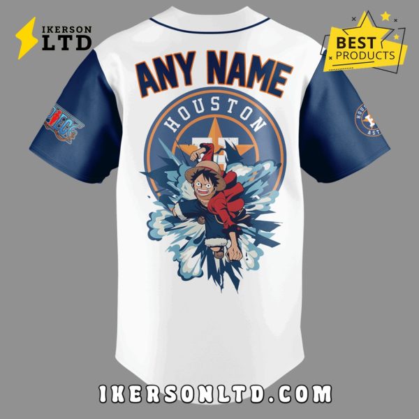 Houston Astros x One Piece Baseball Jersey 2025