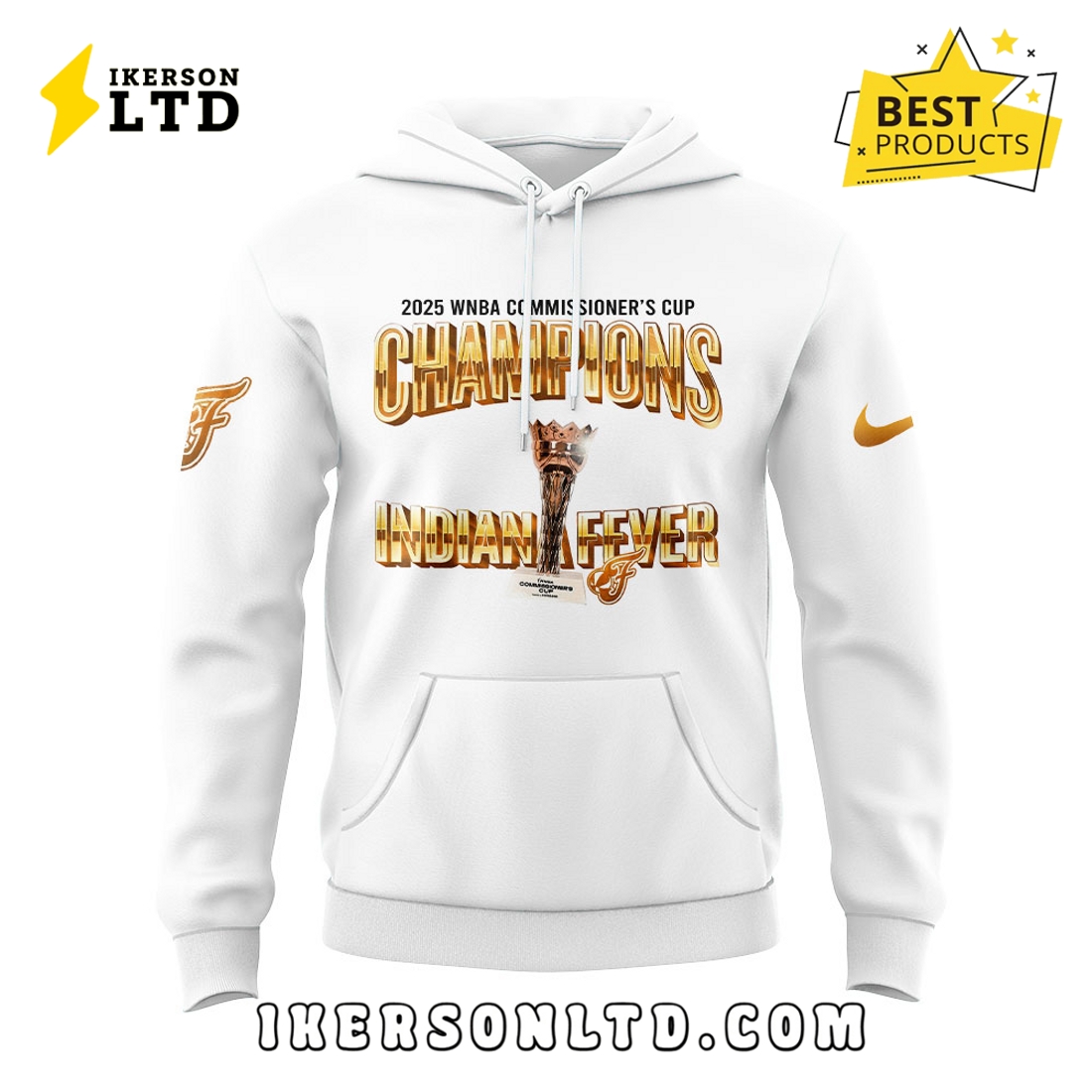 Indiana Fever 2025 WNBA Champions Hoodie, Long Pants Indiana Fever 2025 WNBA Champions Hoodie, Long Pants