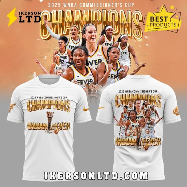 Indiana Fever 2025 WNBA Champions White Hoodie