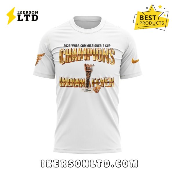 Indiana Fever 2025 WNBA Champions White Hoodie