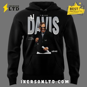 Las Vegas Raiders AL Davis 2025 Black Hoodie