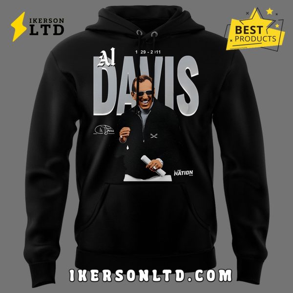 Las Vegas Raiders AL Davis 2025 Black Hoodie