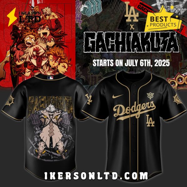 Los Angeles Dodgers x Gachiakuta Baseball Jersey 2025
