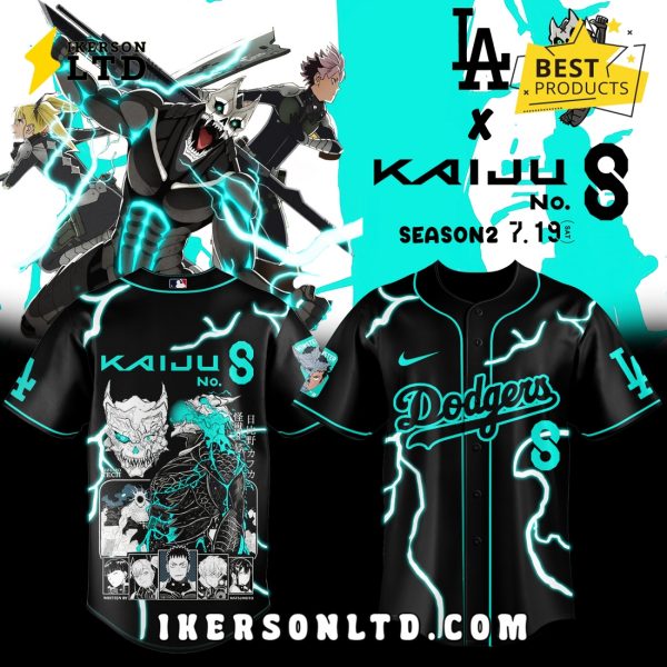 Los Angeles Dodgers x Kaiju No.8 Limited Jersey 2025