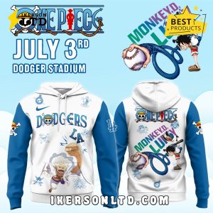 Los Angeles Dodgers x One Piece 2025 Hoodie, Long Pants