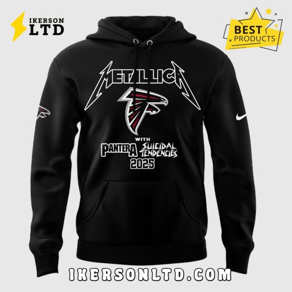 M72 World Tour x Atlanta Falcons Black Hoodie 2025