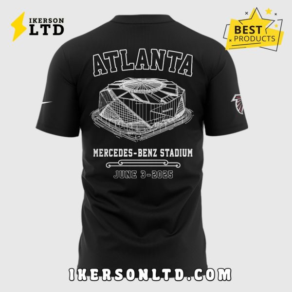 M72 World Tour x Atlanta Falcons Black Hoodie 2025
