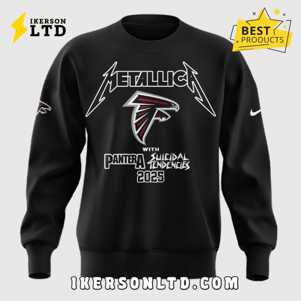 M72 World Tour x Atlanta Falcons Black Hoodie 2025