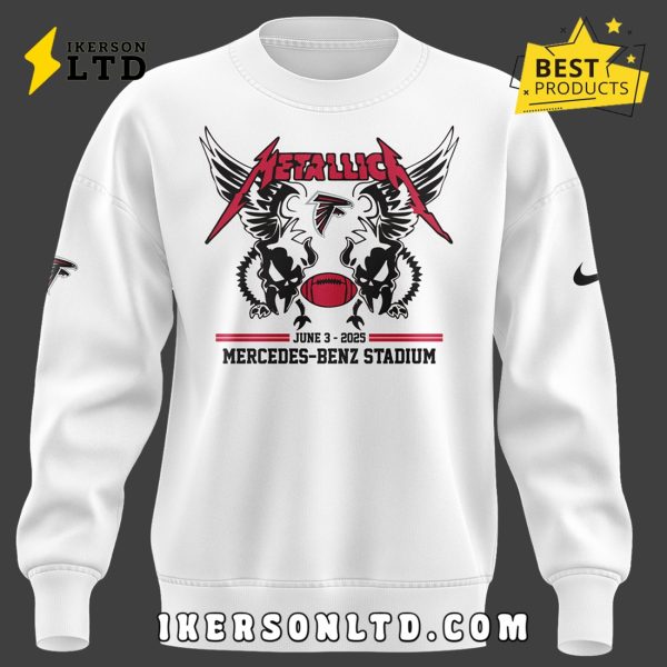 M72 World Tour x Atlanta Falcons White Hoodie 2025