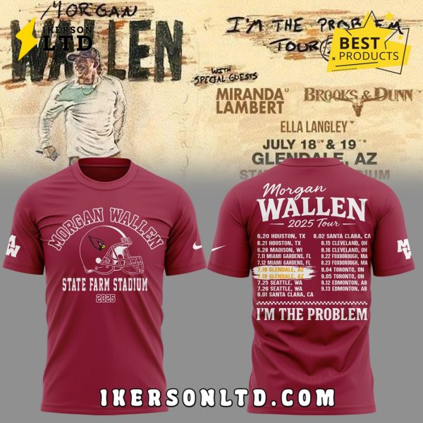 Morgan Wallen x Arizona Cardinals Limited Edition Hoodie
