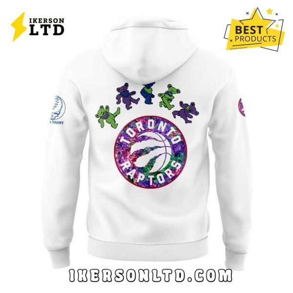 New Toronto Raptors Grateful Dead Night Hoodie