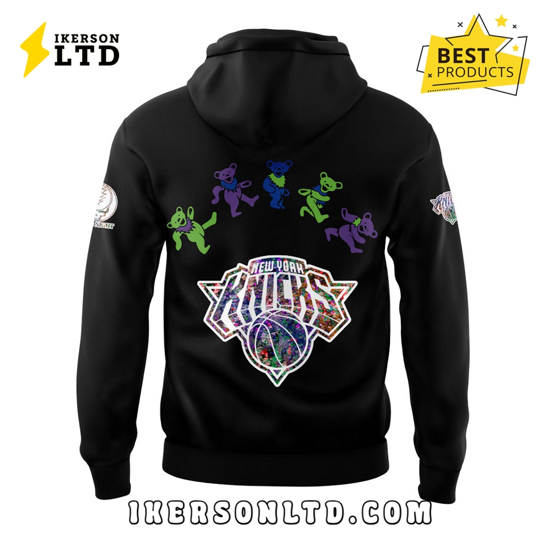 New York Knicks Grateful Dead 60th Hoodie, Long Pants New York Knicks Grateful Dead 60th Hoodie, Long Pants