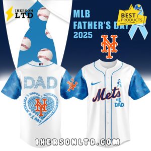 New York Mets Father’s Day 2025 Baseball Jersey