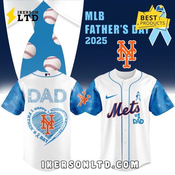 New York Mets Father’s Day 2025 Baseball Jersey
