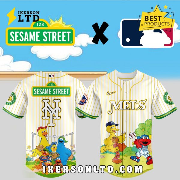 New York Mets Sesame Street Baseball Jersey 2025