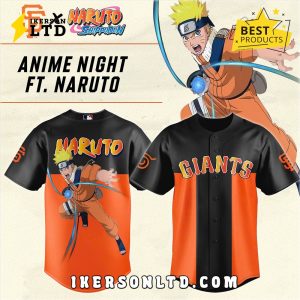 San Francisco Giants x Naruto 2025 Baseball Jersey
