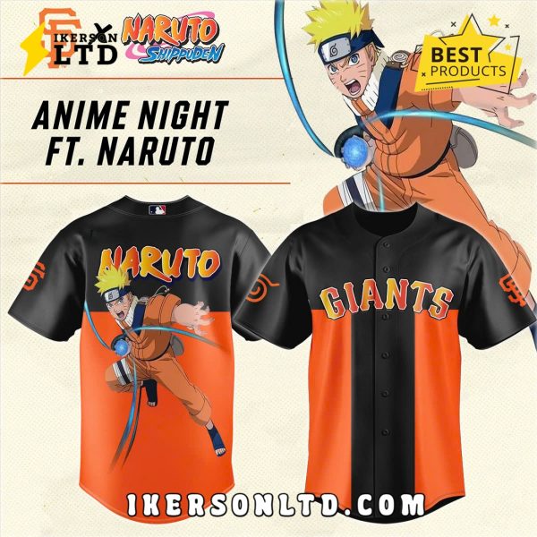San Francisco Giants x Naruto 2025 Baseball Jersey