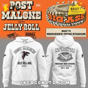The Big Ass Stadium Tour x Atlanta Falcons White Hoodie