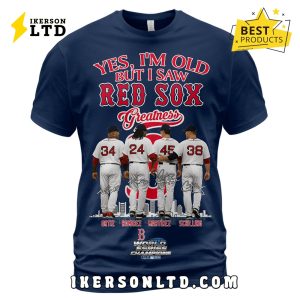 Boston Red Sox David Ortiz Manny Ramirez Pedro Martínez Curt Schilling T-Shirt Boston Red Sox David Ortiz Manny Ramirez Pedro Martínez Curt Schilling T-Shirt
