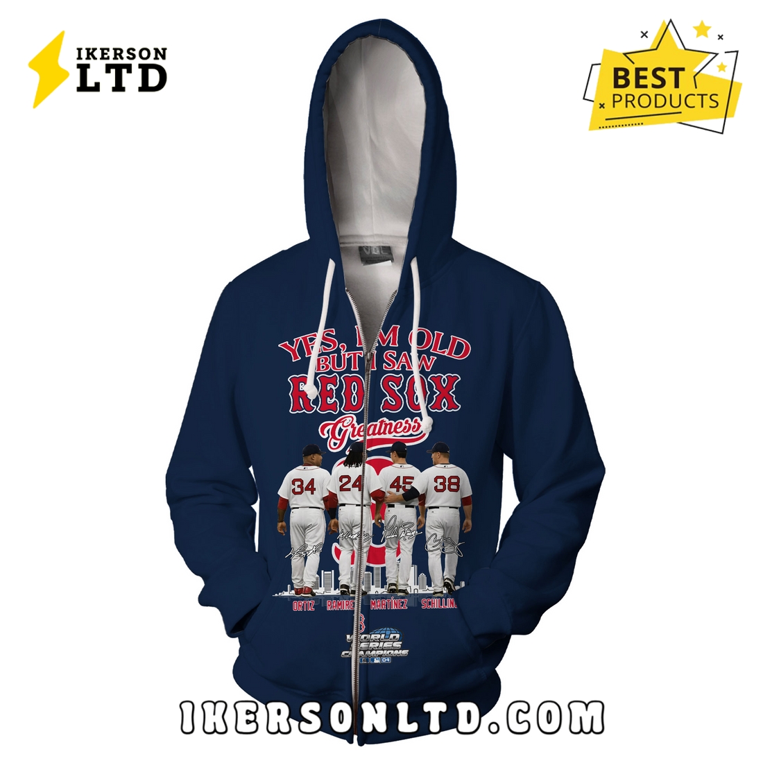 Boston Red Sox David Ortiz Manny Ramirez Pedro Martínez Curt Schilling T-Shirt Boston Red Sox David Ortiz Manny Ramirez Pedro Martínez Curt Schilling T-Shirt