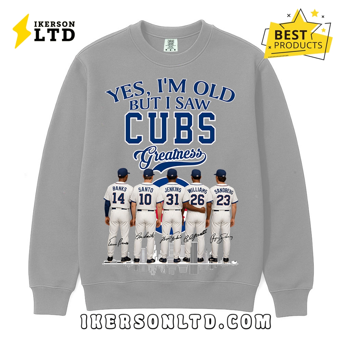 Chicago Cubs Ernie Banks, Ron Santo, Fergie Jenkins, Billy Williams, Ryne Sandberg T-Shirt Chicago Cubs Ernie Banks, Ron Santo, Fergie Jenkins, Billy Williams, Ryne Sandberg T-Shirt