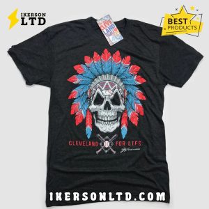 Cleveland Baseball For Life Skull Unisex T-Shirt Cleveland Baseball For Life Skull Unisex T-Shirt