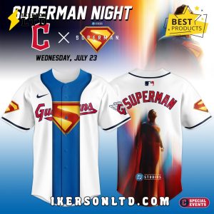 Cleveland Guardians x Superman Night Game Limited Jersey Cleveland Guardians x Superman Night Game Limited Jersey