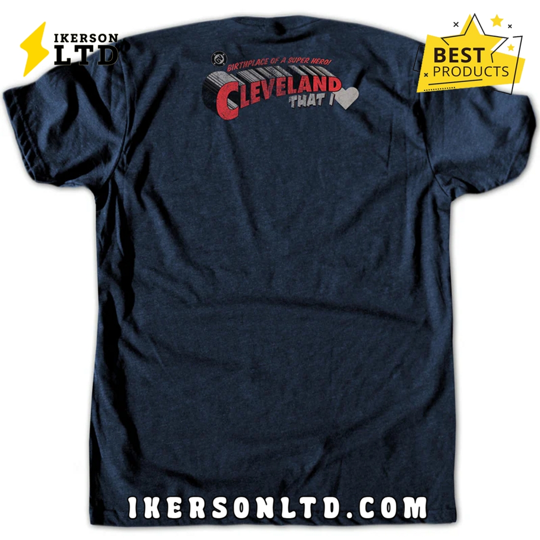 Cleveland Super C Navy Unisex T-Shirt Cleveland Super C Navy Unisex T-Shirt