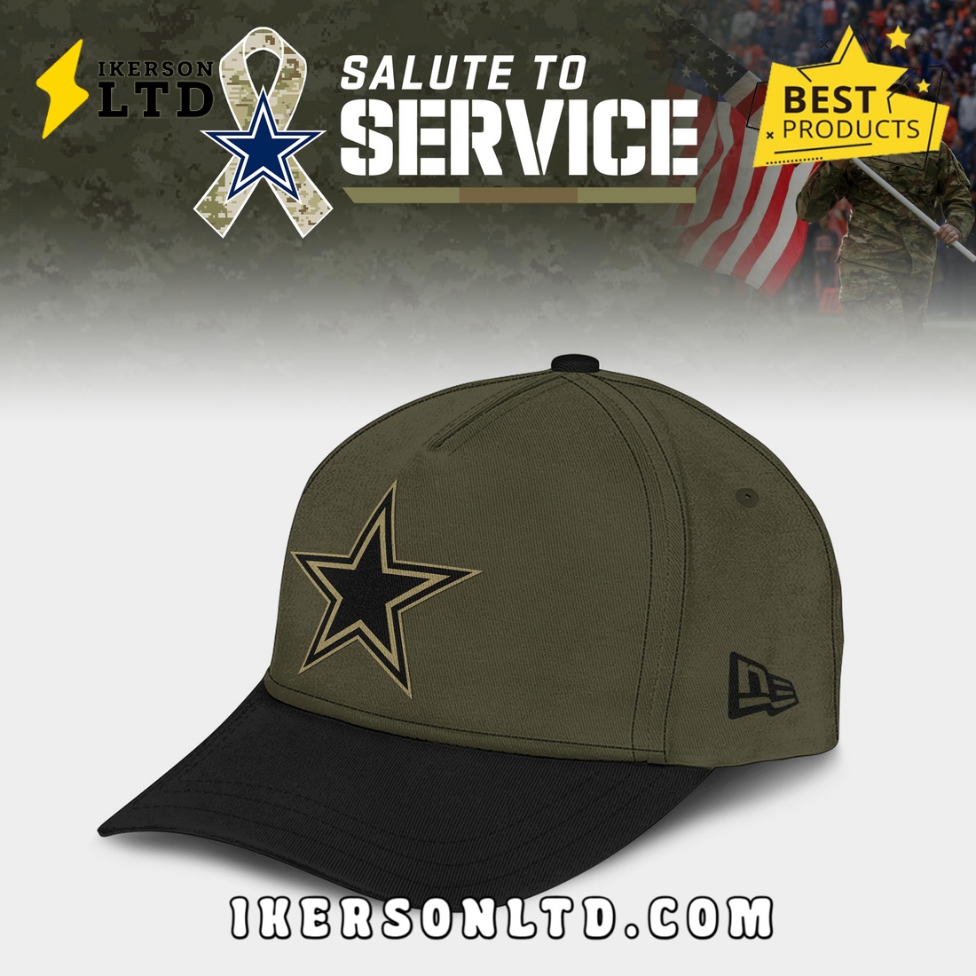 Dallas Cowboys 2025 Salute to Service Limited Hoodie, Long Pants Dallas Cowboys 2025 Salute to Service Limited Hoodie, Long Pants