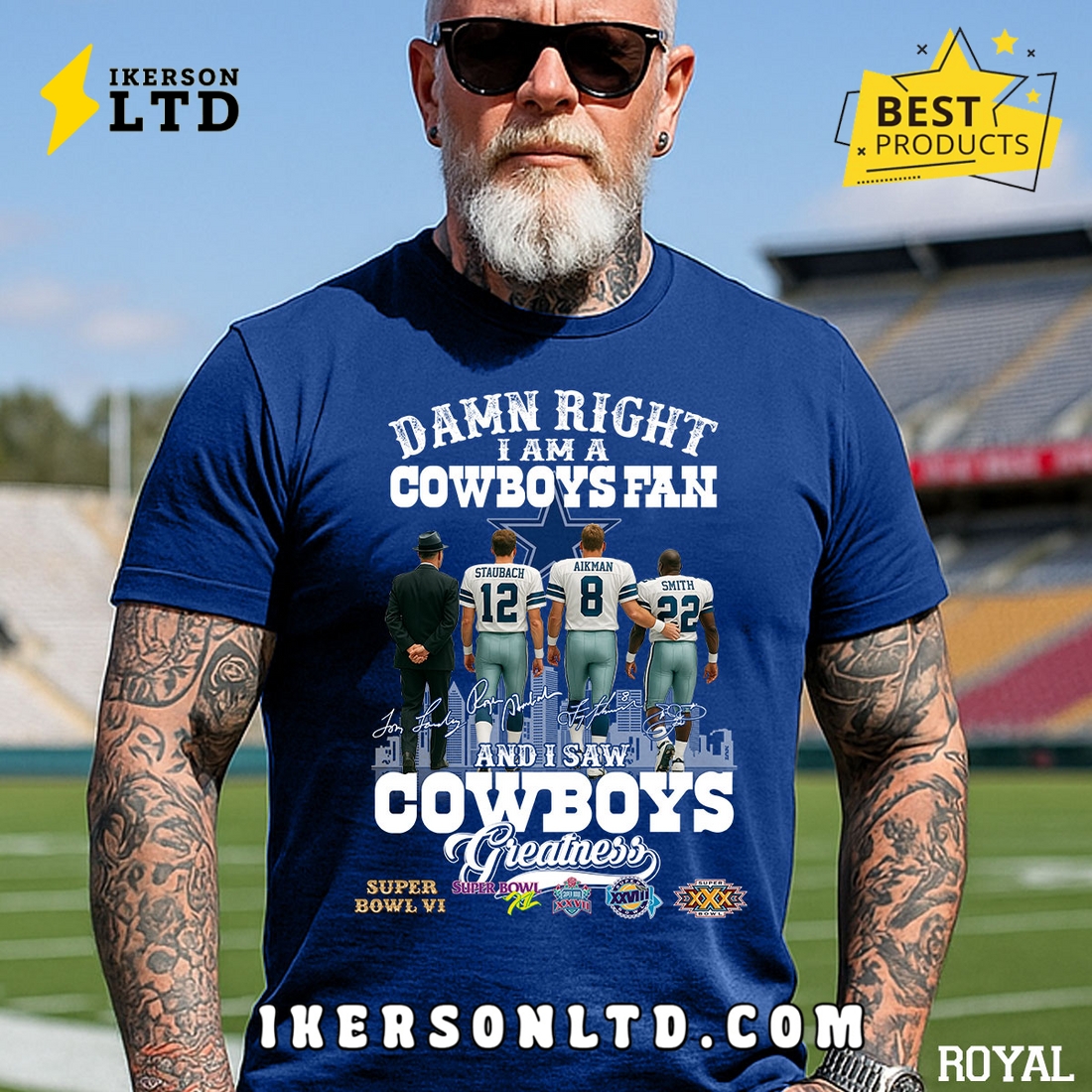 Damn Right I Am A Dallas Cowboys Fan T-Shirt Damn Right I Am A Dallas Cowboys Fan T-Shirt