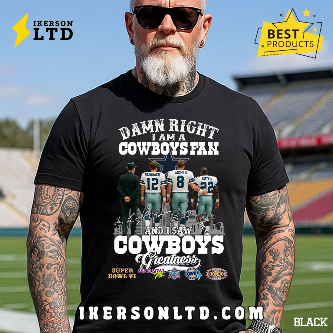 Damn Right I Am A Dallas Cowboys Fan T-Shirt Damn Right I Am A Dallas Cowboys Fan T-Shirt
