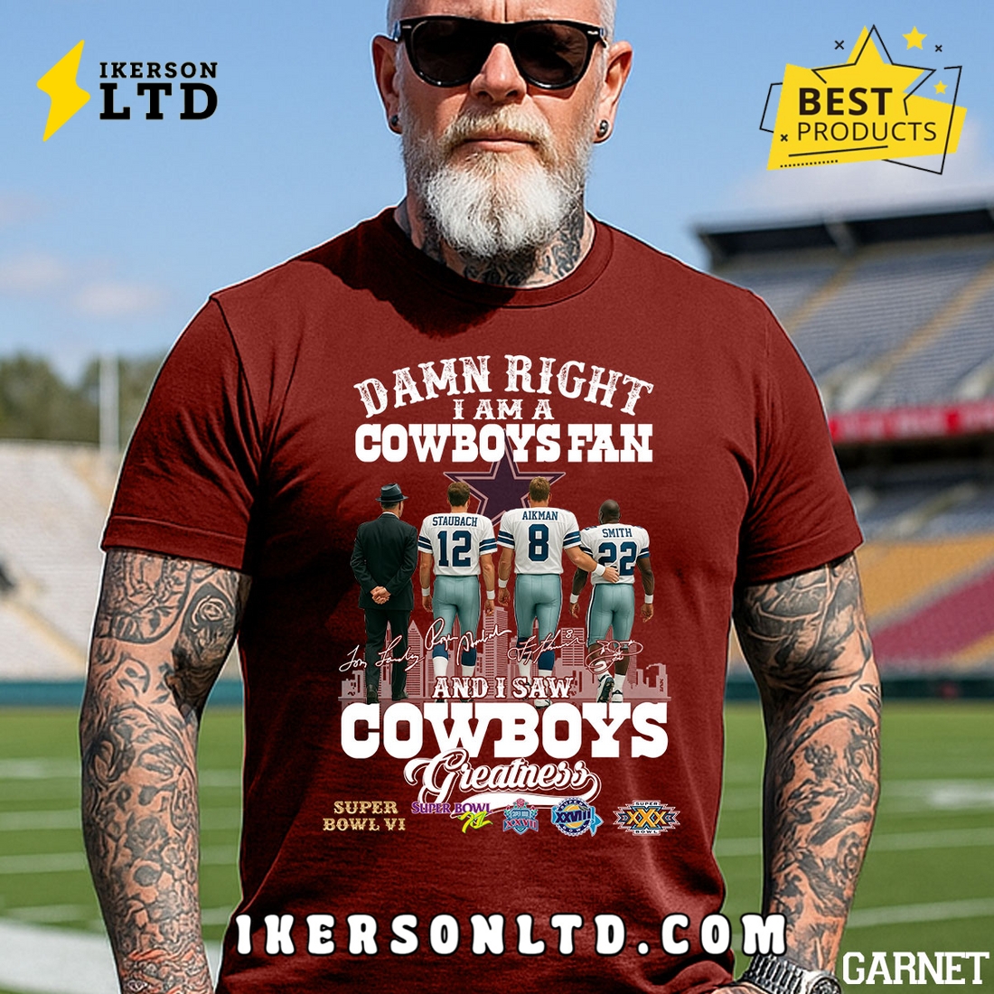 Damn Right I Am A Dallas Cowboys Fan T-Shirt Damn Right I Am A Dallas Cowboys Fan T-Shirt