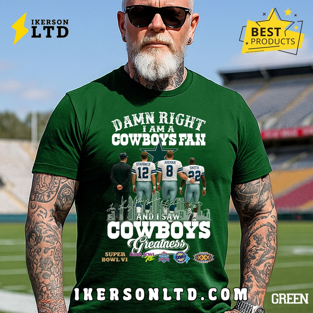 Damn Right I Am A Dallas Cowboys Fan T-Shirt Damn Right I Am A Dallas Cowboys Fan T-Shirt