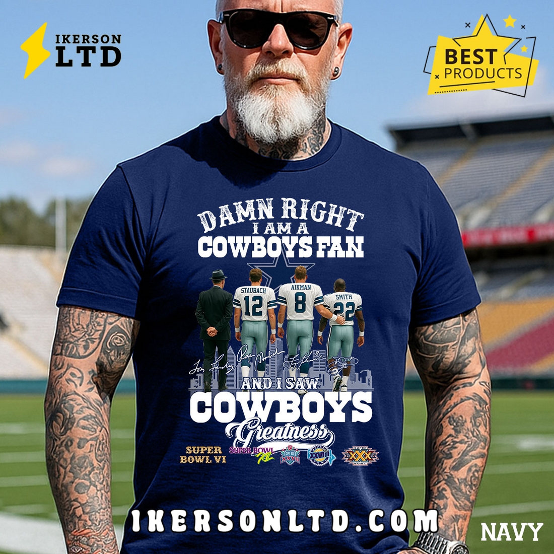 Damn Right I Am A Dallas Cowboys Fan T-Shirt Damn Right I Am A Dallas Cowboys Fan T-Shirt