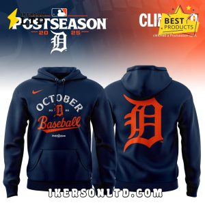 Detroit Tigers 2025 MLB Postseason Limited Hoodie