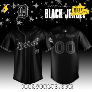 Detroit Tigers Black In Black Limited Edition Jersey Detroit Tigers Black In Black Limited Edition Jersey