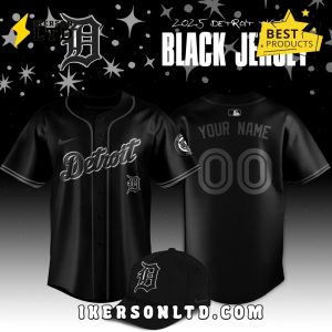 Detroit Tigers Black In Black Limited Edition Jersey Detroit Tigers Black In Black Limited Edition Jersey