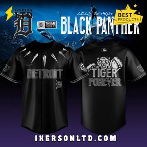 Detroit Tigers v Black Panther Limited Edition Jersey Detroit Tigers v Black Panther Limited Edition Jersey