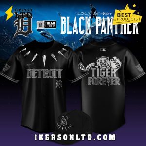 Detroit Tigers v Black Panther Limited Edition Jersey Detroit Tigers v Black Panther Limited Edition Jersey