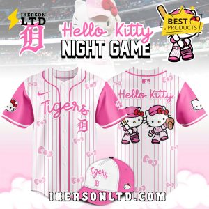 Detroit Tigers x Hello Kitty Night 2025 Limited Edition Jersey Detroit Tigers x Hello Kitty Night 2025 Limited Edition Jersey