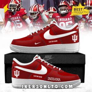 Indiana Hoosiers Football Special Edition Air Force 1 Sneakers Indiana Hoosiers Football Special Edition Air Force 1 Sneakers