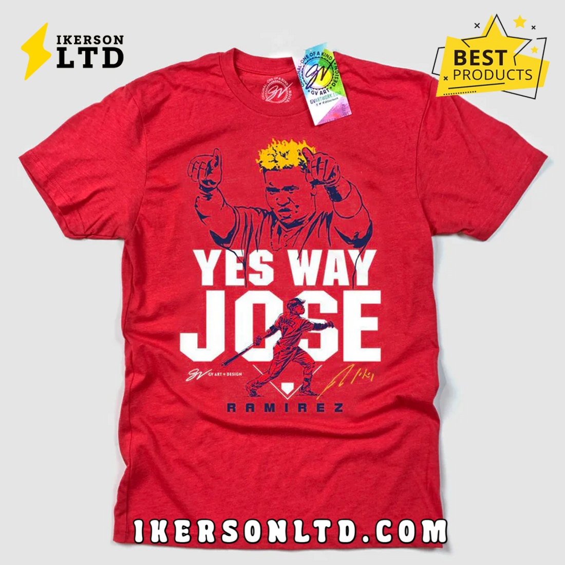 Jose Ramirez Yes Way Jose Unisex T-Shirt Jose Ramirez Yes Way Jose Unisex T-Shirt