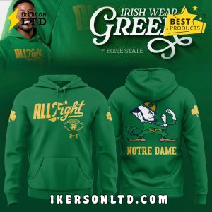 Kelly Green Notre Dame Fighting Irish All Fight Limited Hoodie, Cap Kelly Green Notre Dame Fighting Irish All Fight Limited Hoodie, Cap