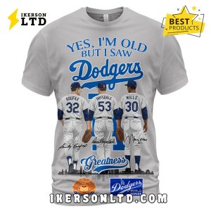Los Angeles Dodgers Sandy Koufax & Don Drysdale & Maury Wills T-Shirt Los Angeles Dodgers Sandy Koufax & Don Drysdale & Maury Wills T-Shirt