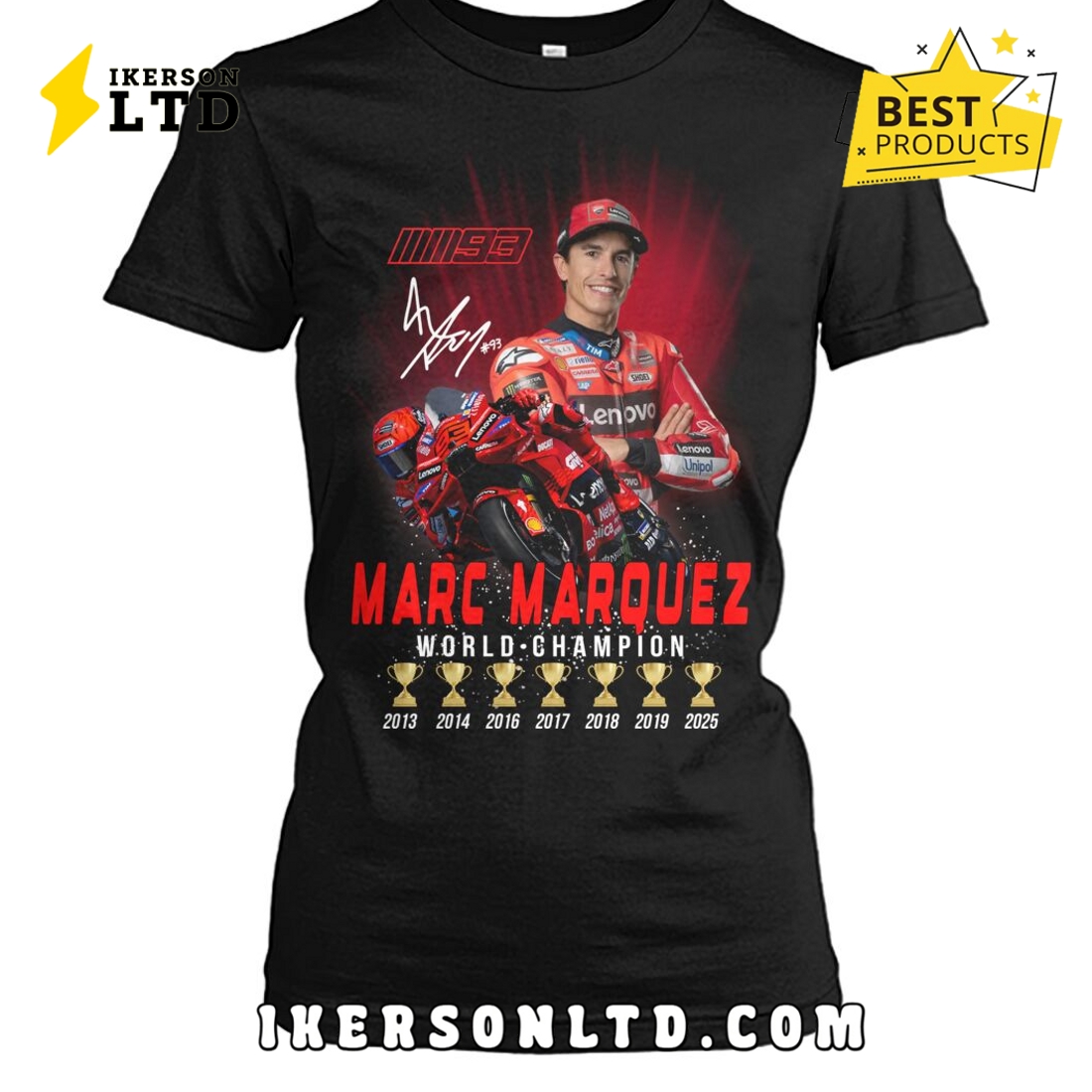 Marc Marquez World Champions 2025 Limited Shirt Marc Marquez World Champions 2025 Limited Shirt