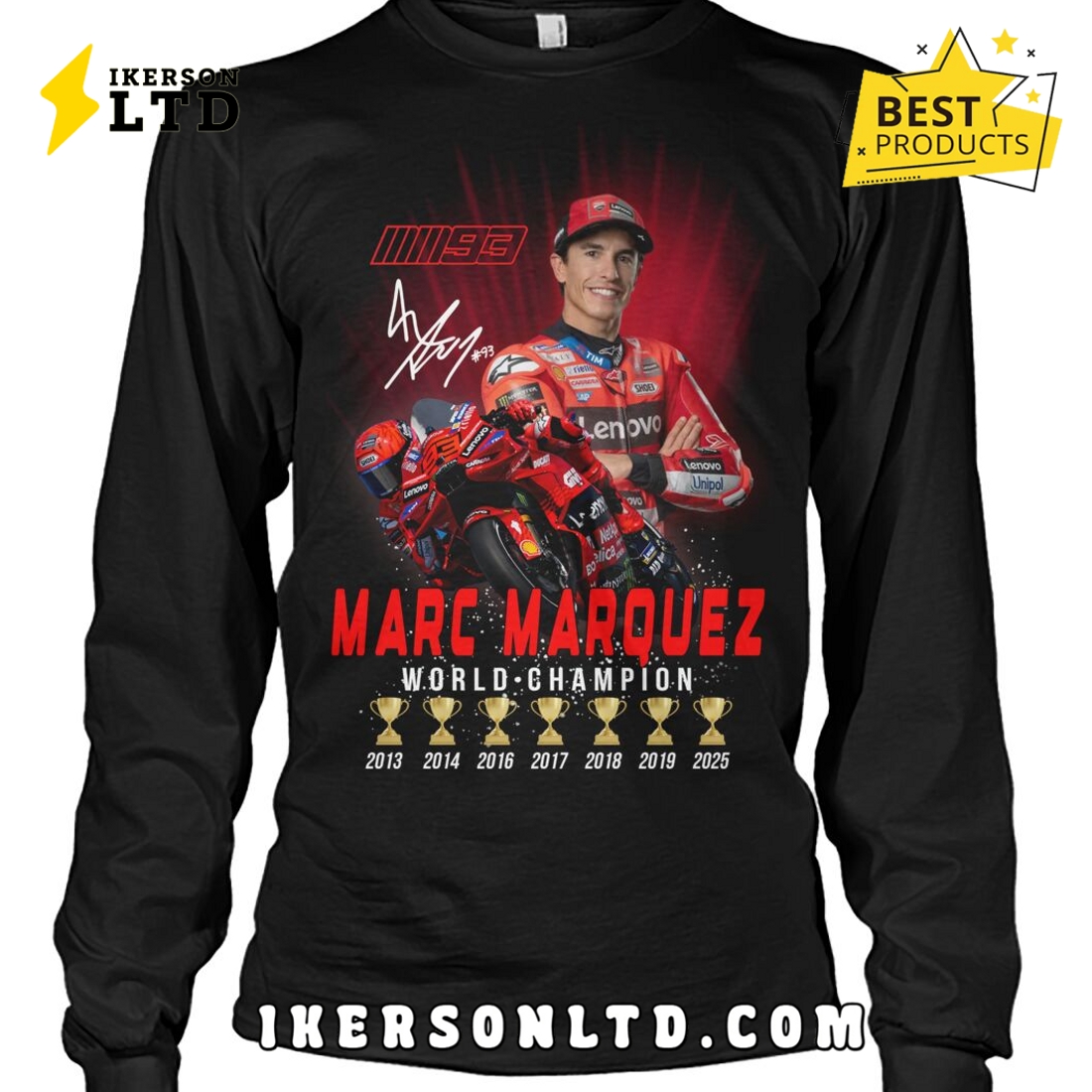 Marc Marquez World Champions 2025 Limited Shirt Marc Marquez World Champions 2025 Limited Shirt