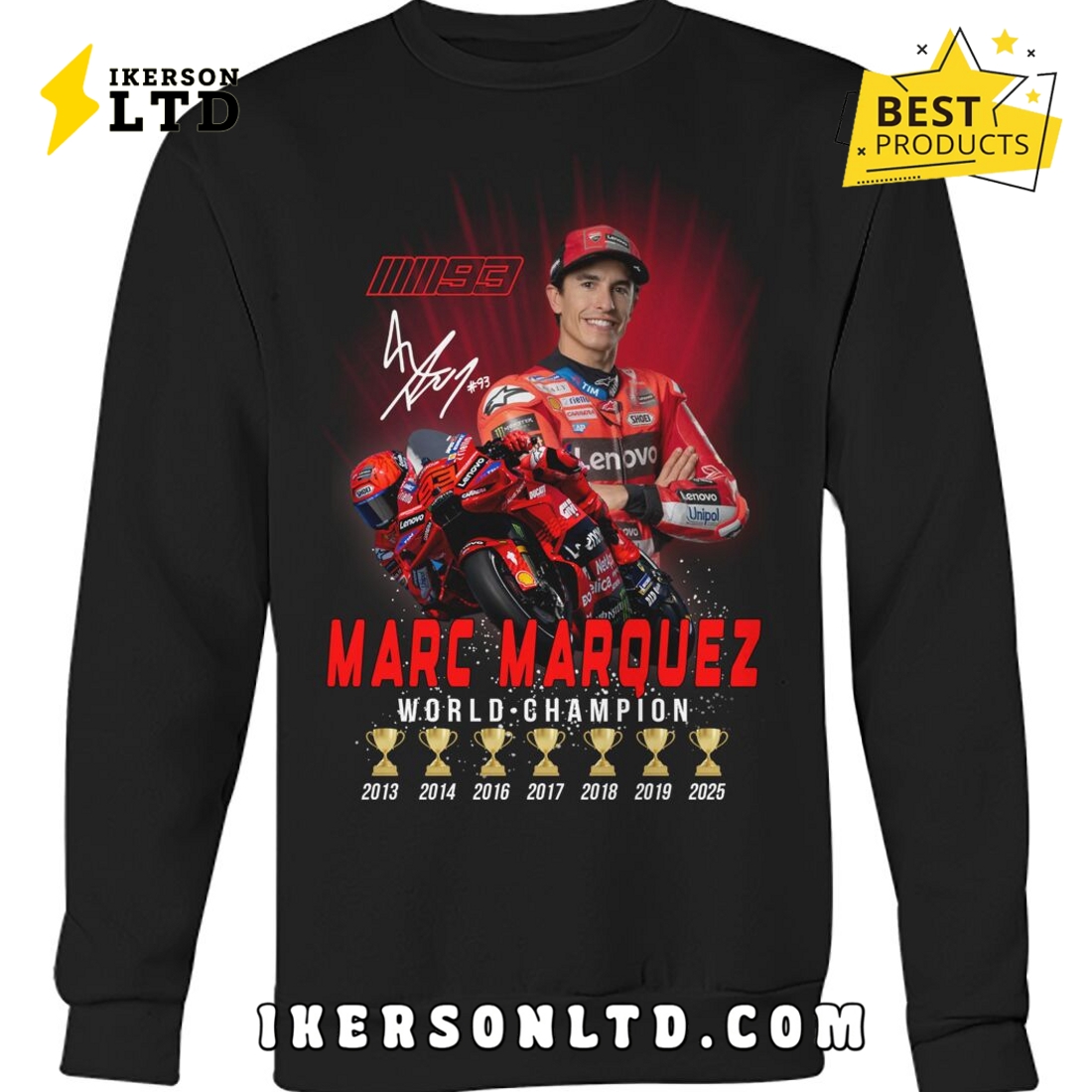 Marc Marquez World Champions 2025 Limited Shirt Marc Marquez World Champions 2025 Limited Shirt