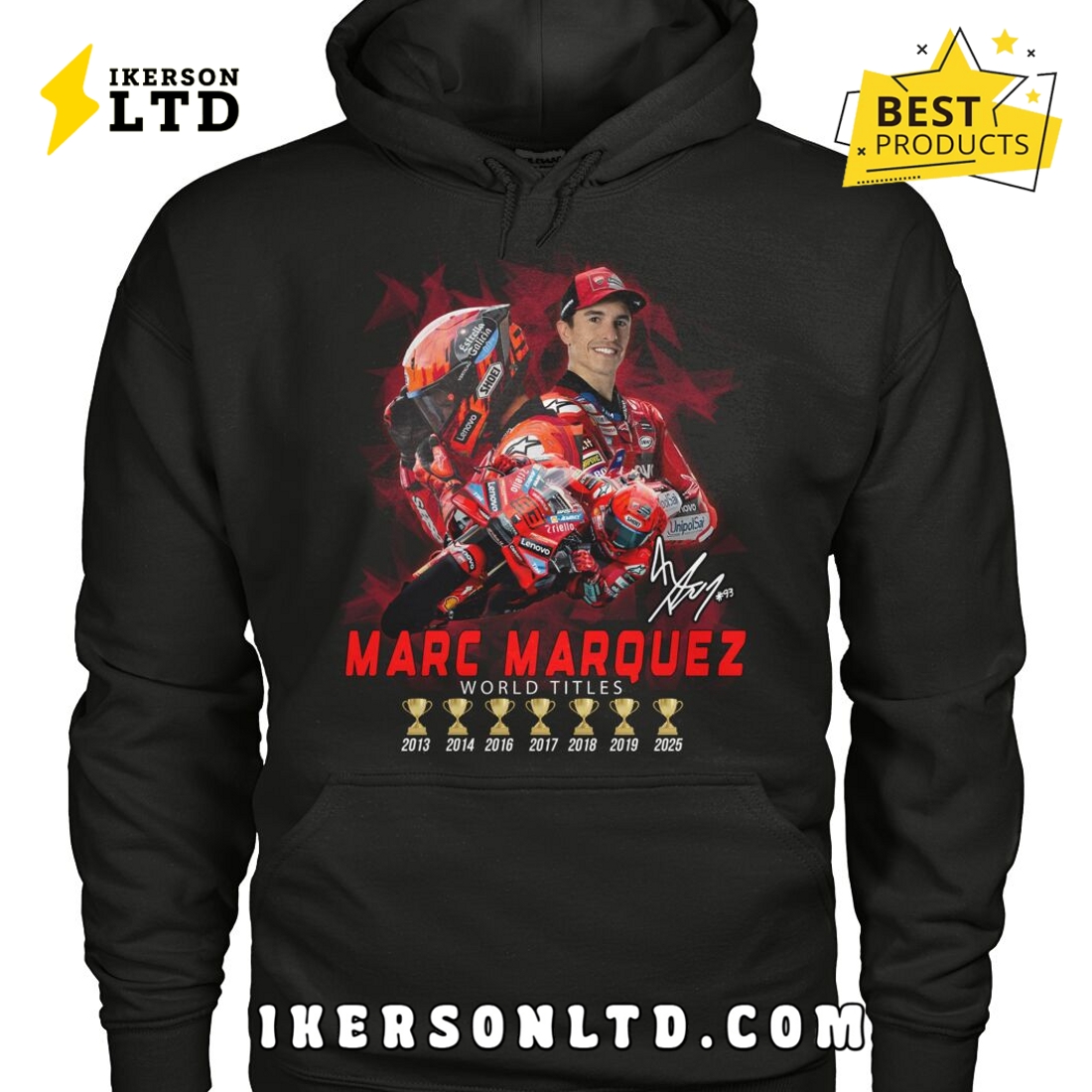 Marc Marquez World Titles Special Edition Shirt 2025 Marc Marquez World Titles Special Edition Shirt 2025